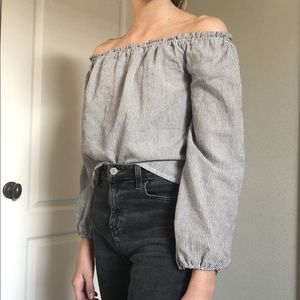 Brandy off the shoulder top